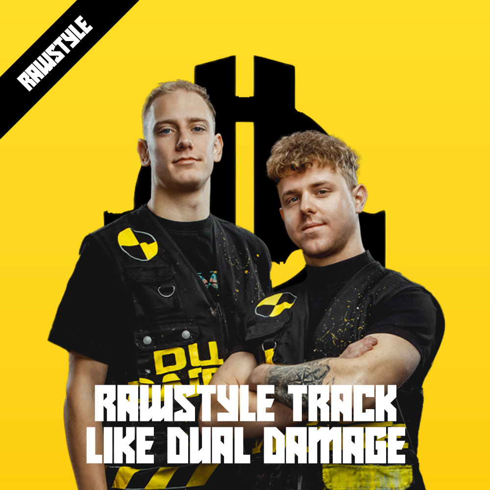 <b>Dual Damage style track</b> <br> <br> <p style="color:#888888;">Rawstyle<br> Various <br> 160 BPM